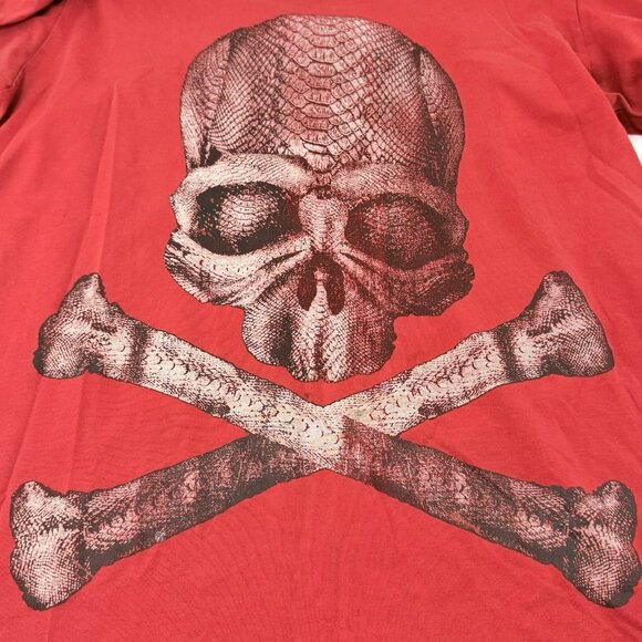 Black Island Skull Skeleton Crossbones Tshirt Men Size L Halloween Horror Devil - Picture 11 of 12